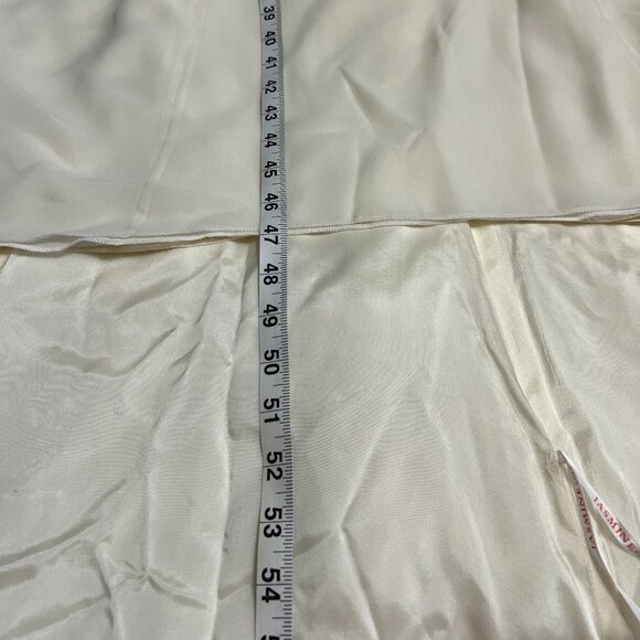 Jasmine Bridal Wedding Dress Size 8 Ivory Strapless Gown Beaded Embroidered Zip - Picture 14 of 15